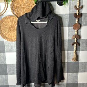 Pure Jill Pullover Hooded Top